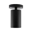 Deko-Light Plafondarmatuur CAN TILT ROUND BASE Ø 8CM MIX‘N MATCH 1-vlams, rond, zonder lampenkap, cardanisch draaien GU10 IP20, zwart