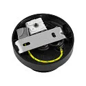 Deko-Light Plafondarmatuur CAN TILT ROUND BASE Ø 8CM MIX‘N MATCH 1-vlams, rond, zonder lampenkap, cardanisch draaien GU10 IP20, zwart