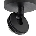 Deko-Light Plafondarmatuur CAN TILT ROUND BASE Ø 8CM MIX‘N MATCH 1-vlams, rond, zonder lampenkap, cardanisch draaien GU10 IP20, zwart