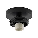 Deko-Light Plafondarmatuur CAN TILT ROUND BASE Ø 8CM MIX‘N MATCH 1-vlams, rond, zonder lampenkap, cardanisch draaien GU10 IP20, zwart