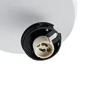 Deko-Light Spotlight bar CAN TILT ROUND BASE Ø 20CM MIX‘N MATCH 2-vlams, rond, zonder lampenkap, cardanisch draaien GU10 IP20, wit