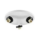 Plafondarmatuur CAN TILT ROUND BASE Ø 25CM MIX‘N MATCH 3-vlams, rond, zonder lampenkap, cardanisch draaien GU10 IP20, wit