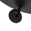 Deko-Light Plafondarmatuur CAN TILT ROUND BASE Ø 25CM MIX‘N MATCH 3-vlams, rond, zonder lampenkap, cardanisch draaien GU10 IP20, zwart