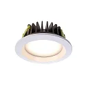  Recessed LED ceiling luminaire COB 170 rund, 25W, current constant, 35V DC, 700mA, 3000K, white
