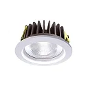 Plafondinbouwarmatuur COB 210 rond, spanningsconstante IP20, wit