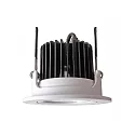 Deko-Light Plafondinbouwarmatuur COB 68 CCT CCT Switch IP20, gesatineerd, wit dimbaar