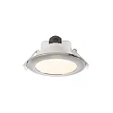Plafondinbouwarmatuur ACRUX 90 CCT Switch, met sierring IP20, zilver, wit dimbaar