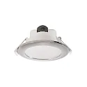 Deko-Light Plafondinbouwarmatuur ACRUX 90 CCT Switch, met sierring IP20, zilver, wit dimbaar