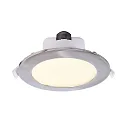 Plafondinbouwarmatuur ACRUX 145 CCT Switch, met sierring IP20, zilver, wit dimbaar