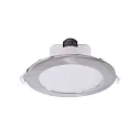 Deko-Light Plafondinbouwarmatuur ACRUX 145 CCT Switch, met sierring IP20, zilver, wit dimbaar