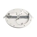 Deko-Light Plafondinbouwarmatuur ZAURAK 220 rond, spanningsconstante IP44, zwart, zilver, wit 