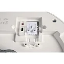 Deko-Light Plafondinbouwarmatuur ZAURAK 220 rond, spanningsconstante IP44, zwart, zilver, wit 