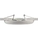 Deko-Light Plafondinbouwarmatuur ZAURAK 220 rond, spanningsconstante IP44, zwart, zilver, wit 