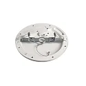 Deko-Light Plafondinbouwarmatuur ZAURAK 220 rond, spanningsconstante IP44, zwart, zilver, wit 