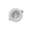 Deko-Light Downlight SMD-68-230V-ROUND draaibaar, ingebouwde versie IP20, verkeerswit dimbaar