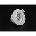 Deko-Light Downlight SMD-68-230V-ROUND draaibaar, ingebouwde versie IP20, verkeerswit dimbaar