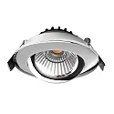 Deko-Light Inbouwspot DIONE IP20 draaibaar, bekabeld IP20, chroom dimbaar