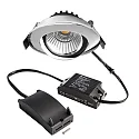 Inbouwspot DIONE IP20 draaibaar, bekabeld IP20, chroom dimbaar