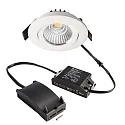 Inbouwspot DIONE IP20 DTW 930-918 draaibaar, Dim-To-Warm, bekabeld IP20, wit dimbaar