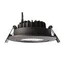 Deko-Light Inbouwspot DIONE IP44 DIM 830 draaibaar, bekabeld IP44, zwart dimbaar