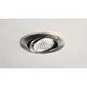 Deko-Light Inbouwspot DIONE IP44 DIM 830 draaibaar, bekabeld IP44, nikkel geborsteld dimbaar