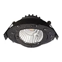 Deko-Light Inbouwspot DIONE IP44 DIM 840 draaibaar, bekabeld IP44, zwart dimbaar