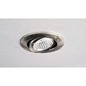Deko-Light Inbouwspot DIONE IP44 DIM 840 draaibaar, bekabeld IP44, nikkel geborsteld dimbaar