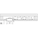 Inbouwspot DIONE IP44 DTW 930-918 draaibaar, Dim-To-Warm, bekabeld IP44, wit dimbaar