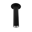 Deko-Light Plafondinbouwarmatuur SLIM cilindrisch, instelbaar, UGR < 19 IP20, gitzwart dimbaar