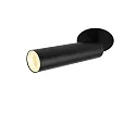 Deko-Light Plafondinbouwarmatuur SLIM cilindrisch, instelbaar, UGR < 19 IP20, gitzwart dimbaar