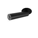 Deko-Light Plafondinbouwarmatuur SLIM cilindrisch, instelbaar, UGR < 19 IP20, gitzwart dimbaar
