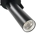 Deko-Light Plafondinbouwarmatuur SLIM cilindrisch, instelbaar, UGR < 19 IP20, gitzwart dimbaar