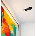 Deko-Light Plafondinbouwarmatuur SLIM cilindrisch, instelbaar, UGR < 19 IP20, gitzwart dimbaar
