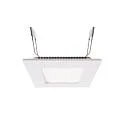 Downlight ANIK 90 hoekig IP20 | IP44, wit dimbaar