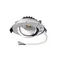 Inbouwspot DIONE IP44 RGB+3000K draaibaar, RGBW, excl. netvoeding IP44, chroom dimbaar