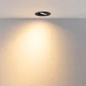 Deko-Light Inbouwspot SURTUR TILT 83 CCT draaibaar, CCT Switch IP20/IP44, zwart dimbaar