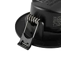 Deko-Light Inbouwspot SURTUR TILT 68 DTW draaibaar, Dim-To-Warm IP20/IP44, zwart dimbaar