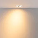 Inbouwspot SURTUR TILT 83 DTW draaibaar, Dim-To-Warm IP20/IP44, wit dimbaar