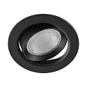 Deko-Light Inbouwspot SURTUR TILT 83 DTW draaibaar, Dim-To-Warm IP20/IP44, zwart dimbaar