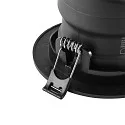 Deko-Light Inbouwspot SURTUR TILT 83 DTW draaibaar, Dim-To-Warm IP20/IP44, zwart dimbaar