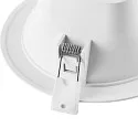 downlight ACRUX PRO 120 rigid, CCT Switch, UGR < 19, multipower IP20/ IP54, glossy, white dimmable