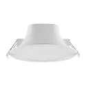 Downlight ACRUX PRO 145 stijf, CCT Switch, UGR < 19, multipower IP20/ IP54, glanzend, wit dimbaar
