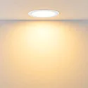 Downlight ACRUX PRO 145 stijf, CCT Switch, UGR < 19, multipower IP20/ IP54, glanzend, wit dimbaar