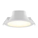 Downlight ACRUX PRO 145 stijf, CCT Switch, UGR < 19, multipower IP20/ IP54, glanzend, wit dimbaar