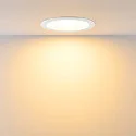 Downlight ACRUX PRO 190 stijf, CCT Switch, UGR < 19, multipower IP20/ IP54, glanzend, wit dimbaar