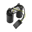 Deko-Light recessed spotlight CAN TILT ROUND DOUBLE 2 flames, round, cardanic swivelling GU10 IP20, black