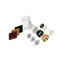 Deko-Light 3-fase spot NIHAL MINI incl. 3-fase adapter IP20, wit dimbaar