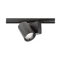 3-fase spot NIHAL incl. 3-fase adapter IP20, zwart dimbaar