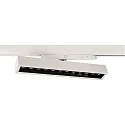 Deko-Light 3-phase spot ALNITAK rotatable, voltage constant, tiltable, with lens optics IP20, clear, transparent, white 