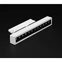 3-phase spot ALNITAK rotatable, voltage constant, tiltable, with lens optics IP20, clear, transparent, white 